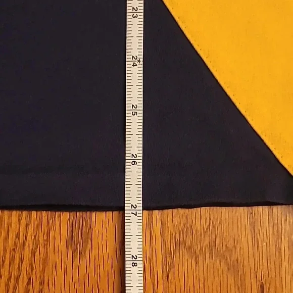 Polo by Ralph Lauren vintage 90s y2k embroidered boys XL 18/20 Navy and gold tee - Picture 8 of 9